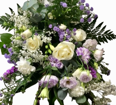 *Mixed Sheaf white and lilac ECO