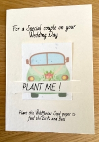 On Your Wedding Day Wildflower Seed Card