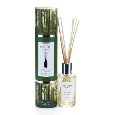 *THE SCENTED HOME: REED DIFFUSER   WHITE CEDAR & BERGAMOT