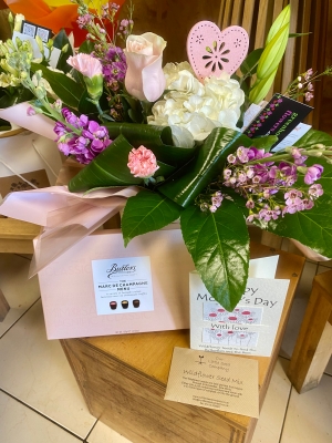 Pastel Pink Box Arrangement Bundle