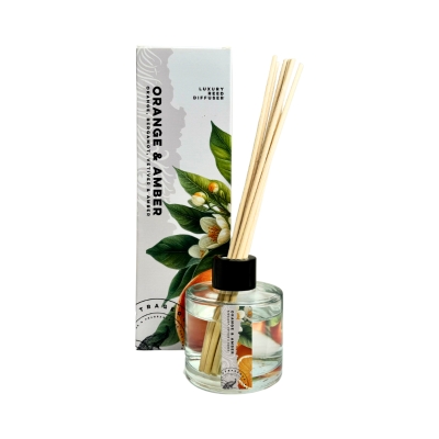 The Outrageous Peacock Orange and Amber Reed Diffuser