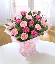 Pink Rose & Carnation Delight
