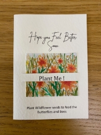 Feel Better Soon Wildflower Seed Card