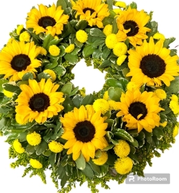 Sunflower Wreath