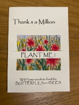 Thanks a Million Wildflower Seed Card