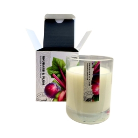 The Outrageous Peacock Medium Glass Candle