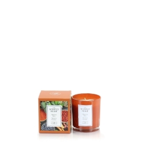 THE SCENTED HOME: GLASS CANDLE   ORIENTAL SPICE   225G