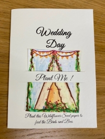 Wedding Day Wildflower Seed Card